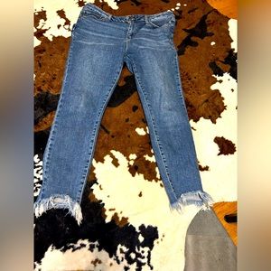 Judy Blue Shark Bites skinny fit jeans